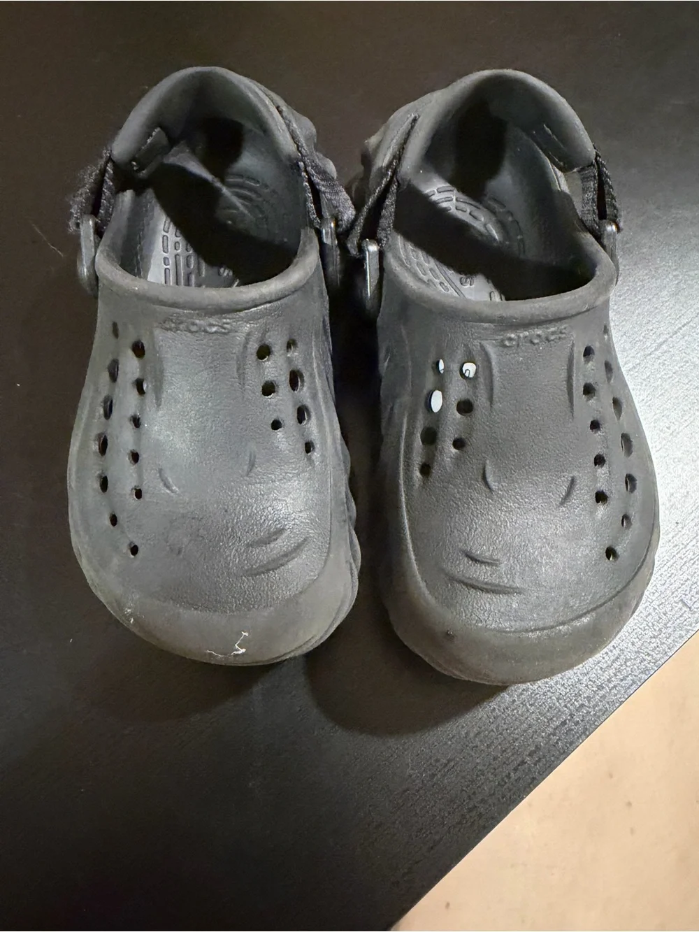 Black crocs
